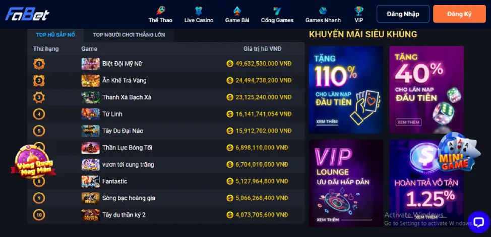 Khuyến mãi game bắn cá King33 App